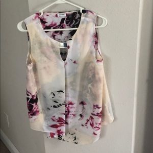 DKNYC sleeveless top with metal detail size M